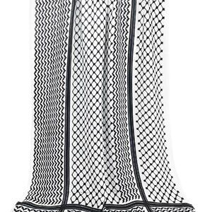 Fashion Keffiyeh Polyester Arab Shawl Head Neck Scarf for Women Girls
